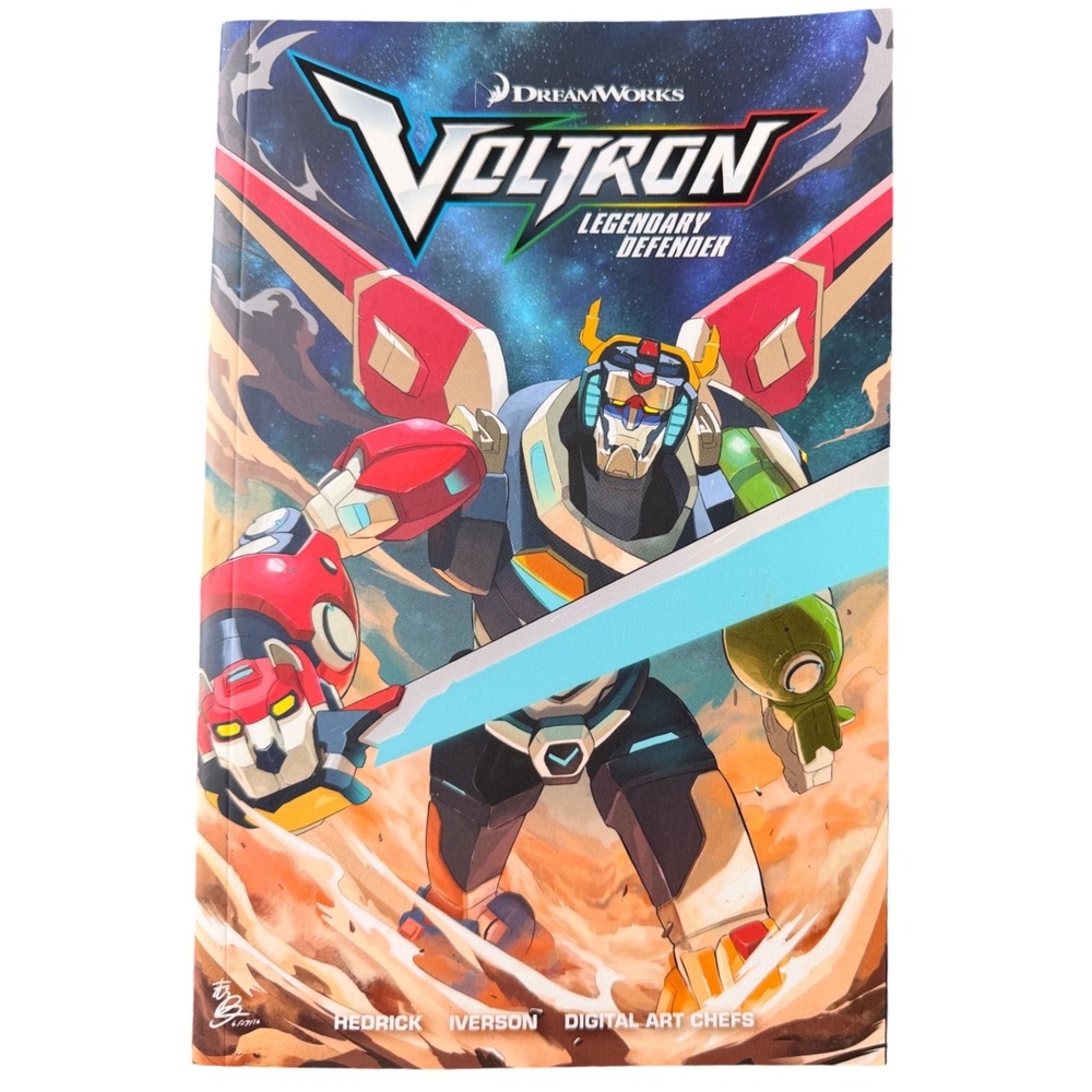 Voltron Legendary Defender Graphic Novel Lion Forge Comics Netflix Series 2016